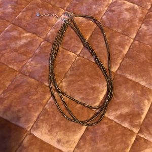 Silpada necklace with copper colored beads.